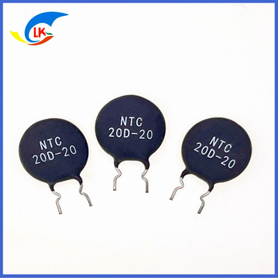 Respuesta rápida MF72 20D-20 NTC Termistores Resistencia de supresión de corriente de sobretensiones