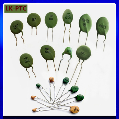 14 mm PTC termistores para la protección del motor, MZ21 termistores con coeficiente de temperatura positiva