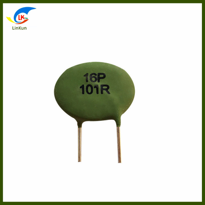 MZ21 16P 50 Ohm Protección contra la sobrecorriente PTC Termistor de 18 mm de diámetro Color verde