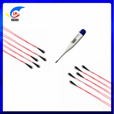 Termistor de alambre esmaltado NTC de alta precisión MF51E 503 3950 axial con plomo para tratamiento médico