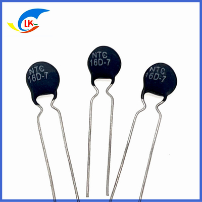 MF72 Potencia NTC Termistor de temperatura negativa 16D-7 para fuente de alimentación LED