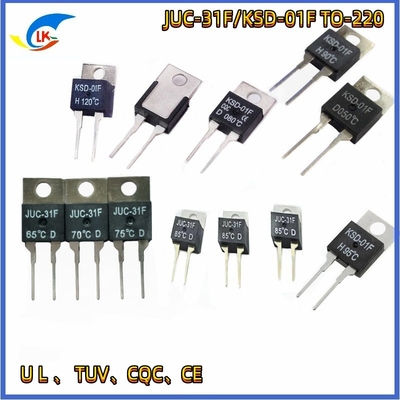 JUC-31F KSD-01F Termostato ultra pequeño de alta sensibilidad con diseño de resorte de compresión