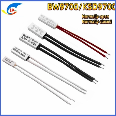 점프 온도 조절 스위치 열 보호기 BW9700 유선으로 된 플라스틱 케이스