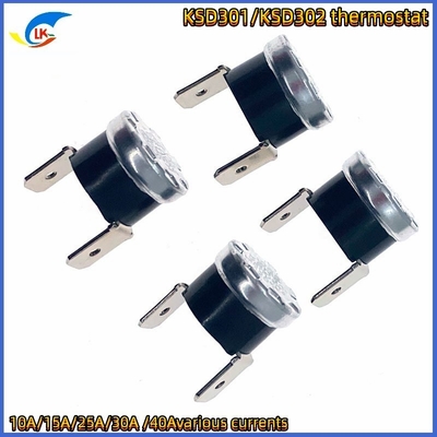 250V 16A 30A Protector de termostato de la serie KSD302 Conmutador de control de temperatura de alta corriente