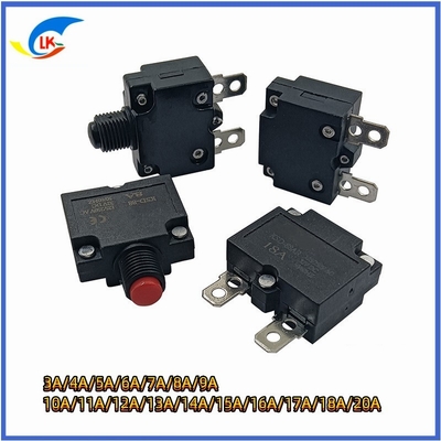 Protector de sobrecarga de reinicio manual Interruptor de protección contra sobrecarga de corriente 3~20A Tipo de inserción