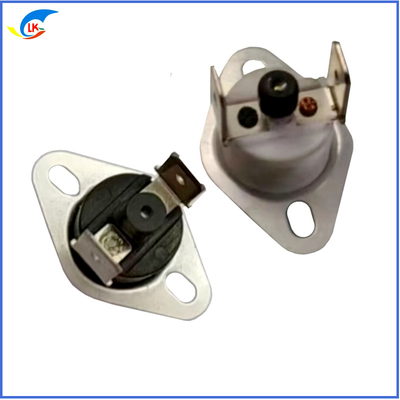 16A 125V Interruptor de temperatura bimetal Ksd301 Protector térmico termostático con tapa metálica