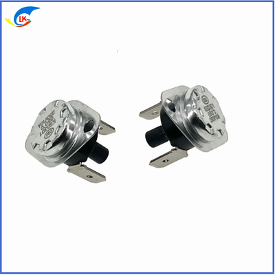 16A 125V Interruptor de temperatura bimetal Ksd301 Protector térmico termostático con tapa metálica