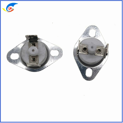 16A 125V Interruptor de temperatura bimetal Ksd301 Protector térmico termostático con tapa metálica