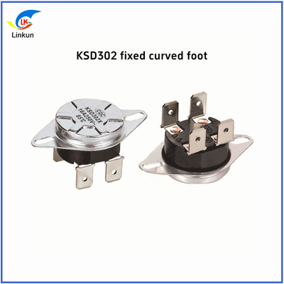 Calentador de agua eléctrico de la serie KSD302 Conmutador de control de temperatura Termostato bipolar 250V 20A