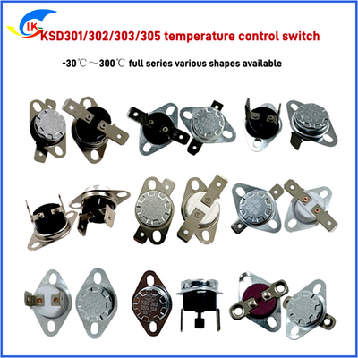 Control de temperatura digital de tamaño pequeño Ksd301 Bimetálico Certificación CQC