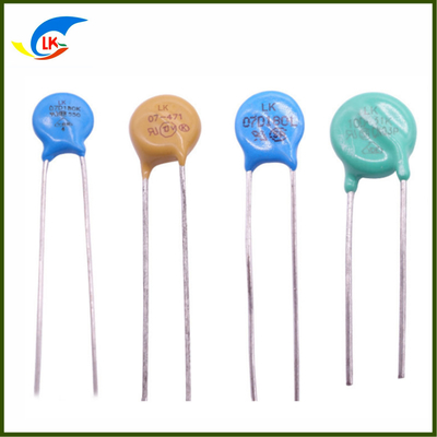 OEM MOV 07D Varistor de óxido metálico 18V-1800V 07D180K-07D820K Para iluminación callejera
