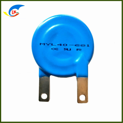 Varistor de óxido de zinc de alta potencia con pies redondos de cobre
