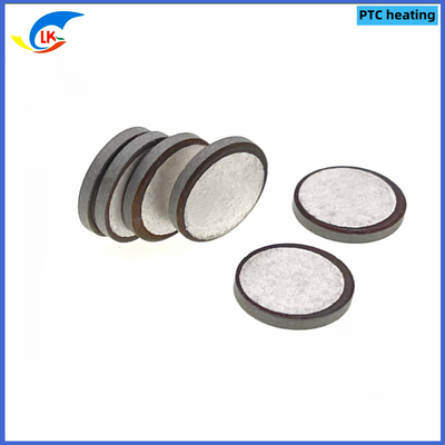 Circular de 14 mm de diámetro PTC chip de elemento térmico de calefacción 2.2 Ohm 12V 80 grados