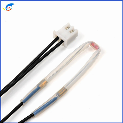 Sensor de temperatura NTC resistente a altas temperaturas MF58 Tipo de procesamiento de vidrio para alisador de cabello