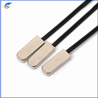 Protección de la temperatura del radiador Ntc Sensor de termistor con cáscara plana