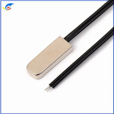 Protección de la temperatura del radiador Ntc Sensor de termistor con cáscara plana