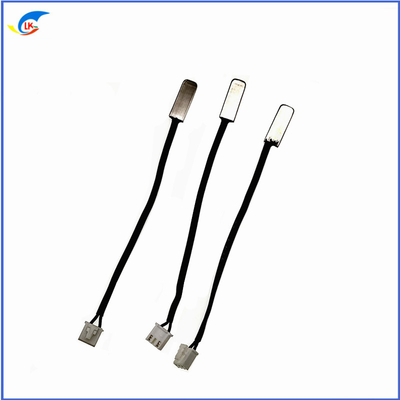 Protección de la temperatura del radiador Ntc Sensor de termistor con cáscara plana