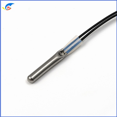 10K 100K Sensor de temperatura NTC Estampado sonda de temperatura tubular para electrodomésticos