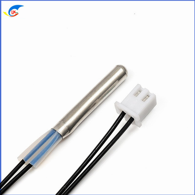 10K 100K Sensor de temperatura NTC Estampado sonda de temperatura tubular para electrodomésticos