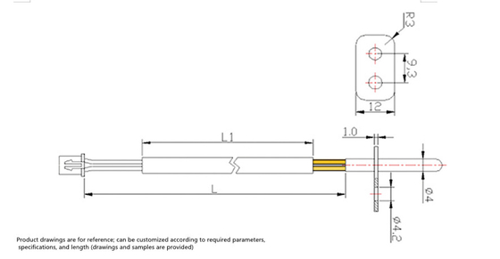 Sensor de temperatura del aceite de transmisión automática 10K 100k B3950 Sonda de temperatura del termistor