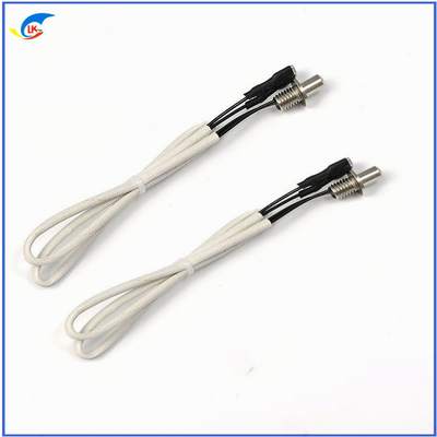 OEM M6 Sensor de temperatura de hilo 50K 100K F3950 Proba de termistor NTC para freidora de aire