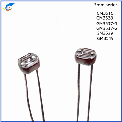 GM3539 GM3549 Resistente dependiente de la luz Resistencia brillante 100-200KΩ 100VDC En lámparas
